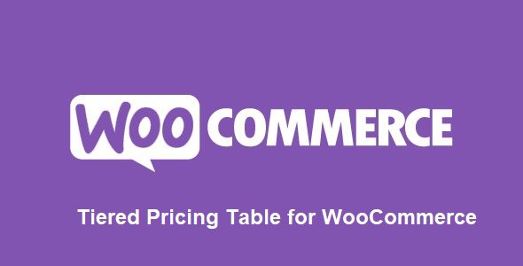 Tiered Pricing Table for WooCommerce v.4.6.0 分层阶梯定价插件