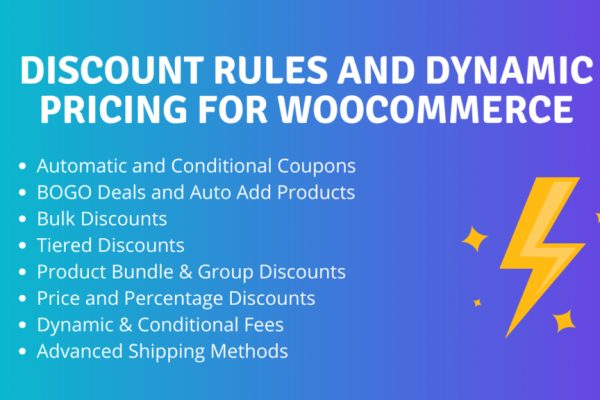 WooCommerce Dynamic Pricing and Discounts PRO v9.2.1 商品动态价格折扣插件下载