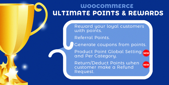 WooCommerce Ultimate Points and Rewards v2.7.0 网站积分奖励插件下载