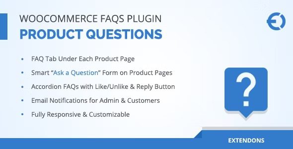 WooCommerce FAQ Plugin – Product FAQ Tab + Store FAQ Page v1.0.6 常见问题插件下载