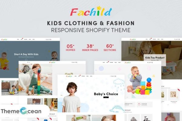 Fachild – 儿童服装和时尚 Shopify 主题下载