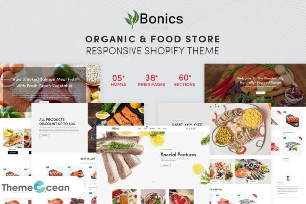 Bonics – 有机食品商店 Shopify 主题下载