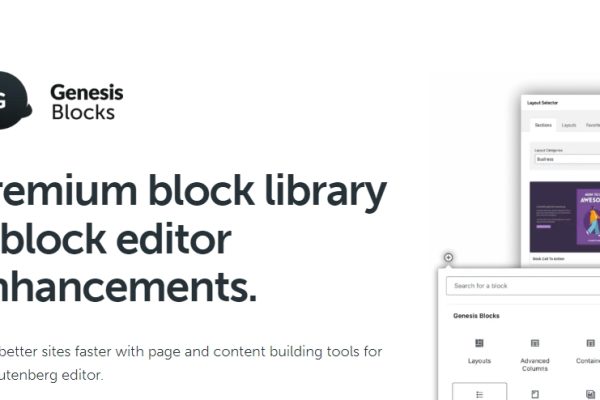 Genesis Blocks Pro v1.8.1 网页设计器插件下载
