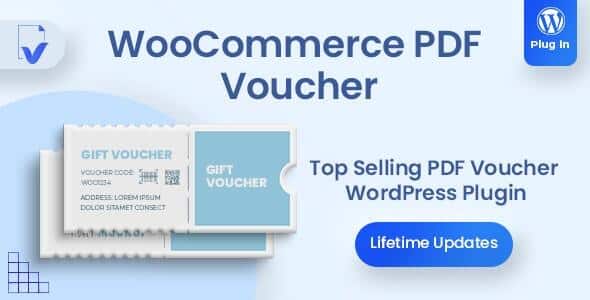 WooCommerce PDF Vouchers v4.3.13 – 终极礼品卡 WordPress 插件下载