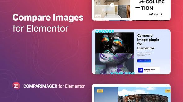 Comparimager v1.0.0 – Elementor 的前后图像比较插件下载