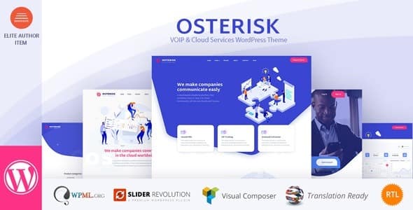 Osterisk v.2.8 – VOIP 和云服务 WordPress 主题