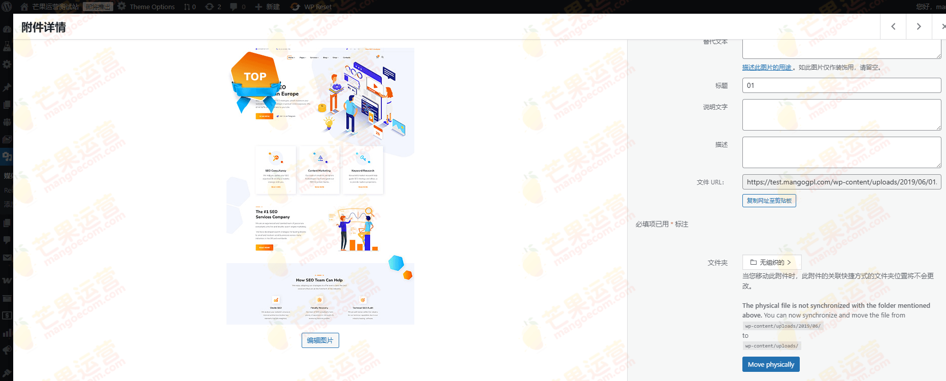 WordPress Real Physical Media GPL 媒体库文件管理/图片路径SEO优化插件破解版下载