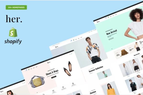 Her Fashion Store – 多用途响应式 Shopify 主题模板下载