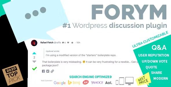Forym v1.5.8 WordPress 的现代论坛插件下载
