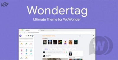 Wondertag v2.6.1 最佳 WoWonder 主题下载