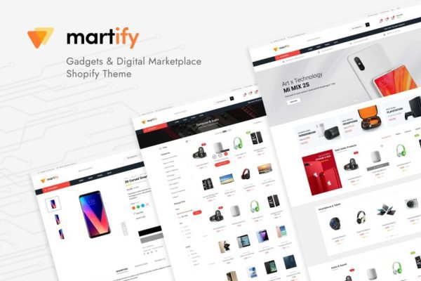 Martify  v2.1.0 – 小工具和数字市场 Shopify主题下载