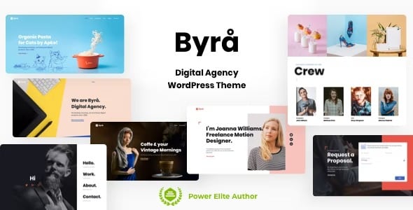 Byra v1.1.1 – 简单的投资组合 WordPress 主题下载