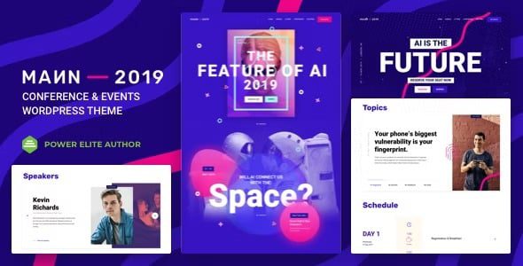 Mann v1.3.1 – 会议WordPress主题下载