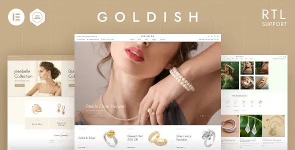 Goldish v3.29 珠宝店WooCommerce主题下载