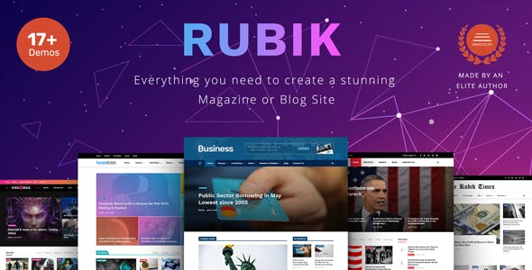 Rubik v2.7 – 一个完美的博客杂志网站主题下载
