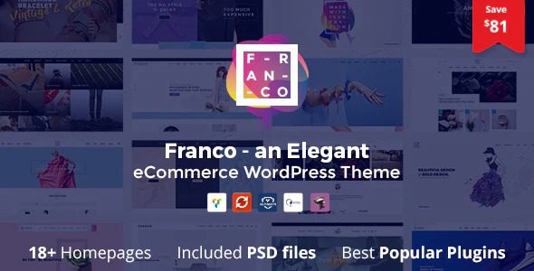 Franco v1.3.6 – 优雅的WooCommerce WordPress主题下载