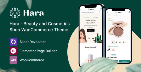 Hara v1.2.3 美容和化妆品店 WooCommerce 主题下载