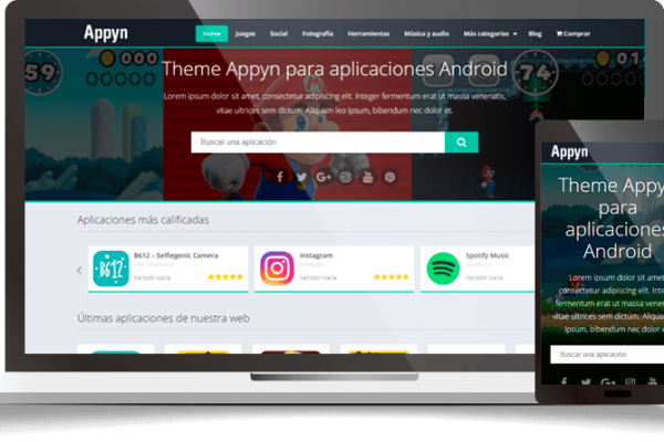 Appyn v2.0.14 – Themespixel WordPress 主题下载