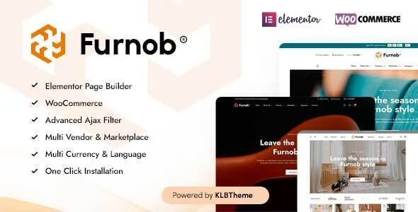 Furnob v1.1.4 家具店 WooCommerce 主题下载