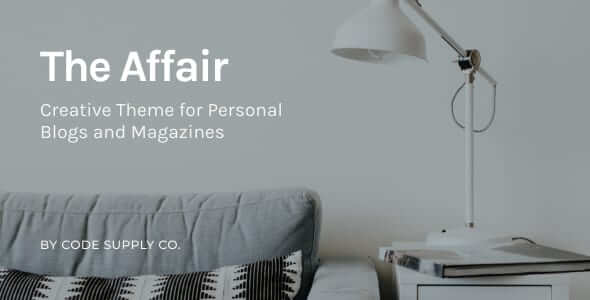 The Affair v3.5.4 个人博客和杂志的创意主题下载