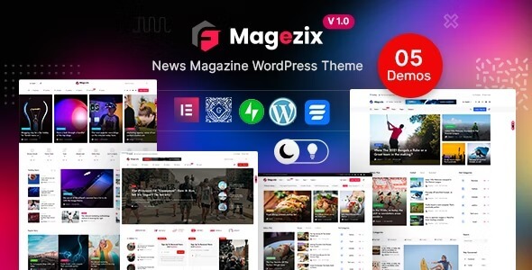 Magezix v.1.0.7 报纸和杂志 WordPress 主题下载