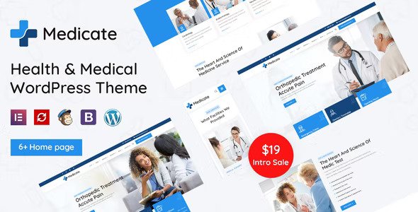 Medicate v3.1 健康与医疗 WordPress 主题下载
