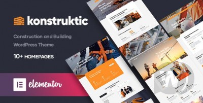 Konstruktic v1.2.1 建筑建设WordPress主题下载
