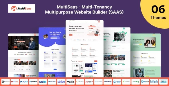 MultiSaas v.2.4.0 – 多租户多用途网站构建器 (Saas)PHP源码下载