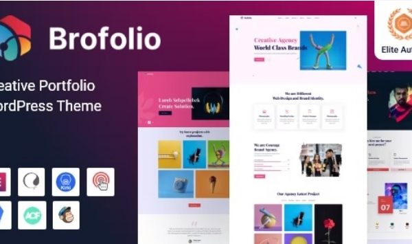 Brofolio v1.0.3 – Creative Portfolio WordPress 主题下载