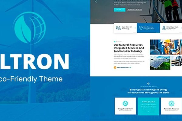 Eltron v1.7 – 太阳能elementor WordPress 主题破解版下载