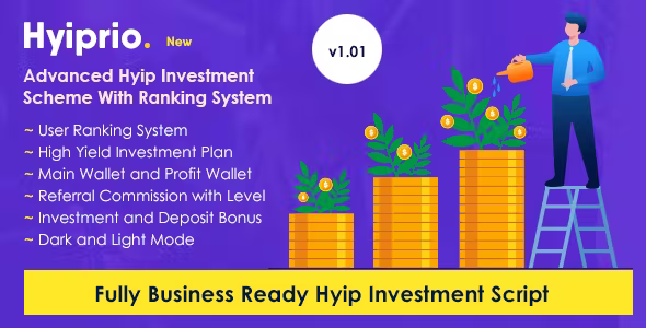 Hyip Rio v2.7.2 –进阶炒作投资计划排名系统PHP源码下载