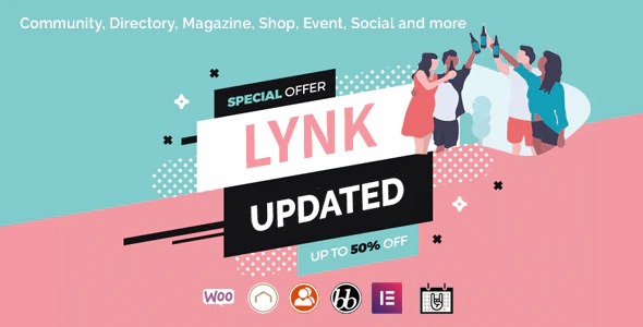 Lynk v3.5.0 社交网络和社区 WordPress 主题破解版下载