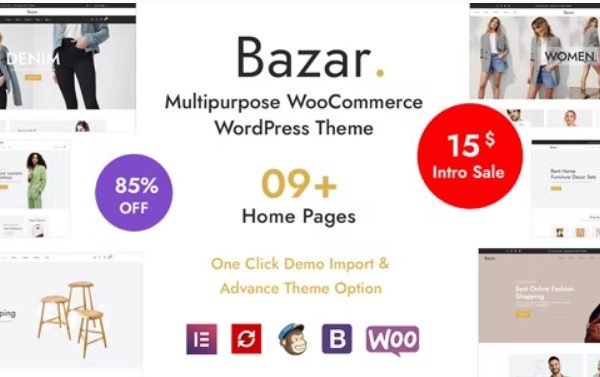 Bazar v1.2 – 多用途 WooCommerce WordPress 主题下载