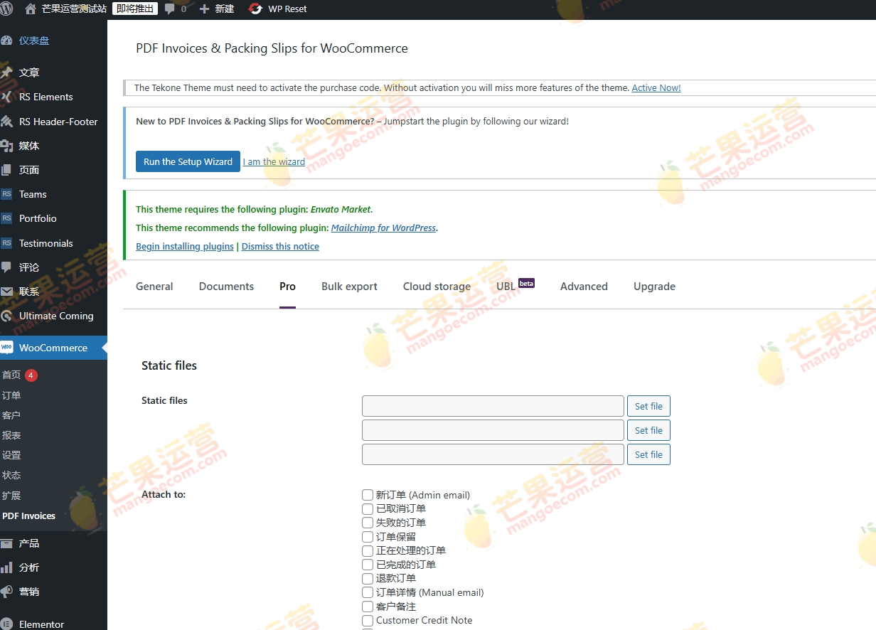 WooCommerce PDF Invoices & Packing Slips Professional  + Templates v2.21.9 [by WpOverNight] WooCommerce PDF 发票和装箱单插件破解版下载