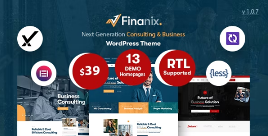 Finanix v1.0.8 – 商业 WordPress 主题下载