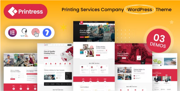 Printress v1.0 – 印刷服务公司 WordPress下载
