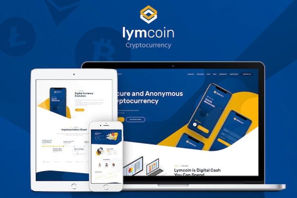 Lymcoin v.1.3.7 加密货币和 ICO WordPress 主题下载