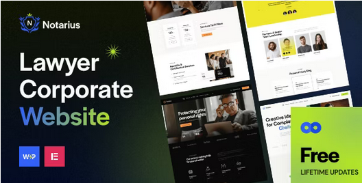 Notarius v1.0.0 – 法律顾问和法律服务 WordPress 主题下载