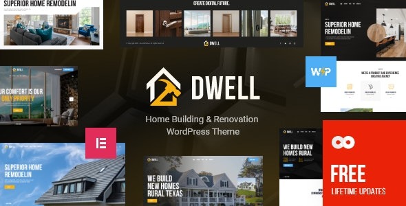 Dwell v.1.0.0 – 房屋建筑和装修 WordPress 主题下载
