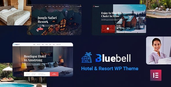 Bluebell v1.3 酒店及度假村 WordPress 主题下载