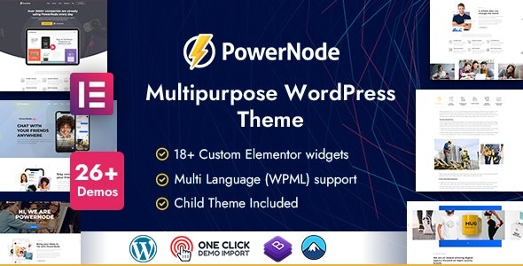 PowerNode v1.3.2 – 多用途 WordPress 主题下载