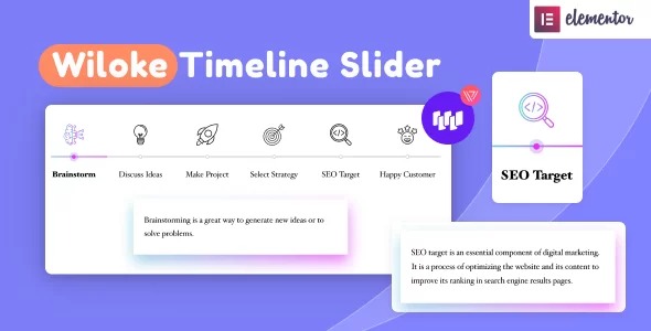 Wiloke Timeline Slider for Elementor v1.1.0 时间轴插件