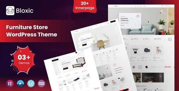 Bloxic v.1.0.0 – 家具店 WooCommerce 主题下载