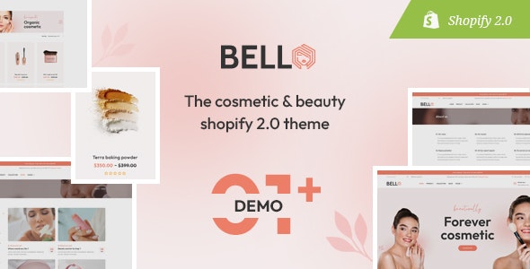 Bello v1.0 – 化妆品和美容响应式 Shopify 主题下载