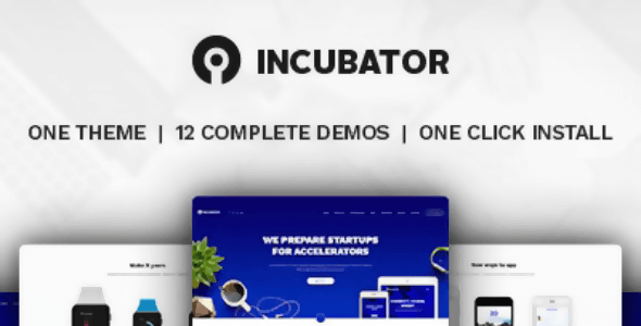 Incubator v4.0 – WordPress 创业企业主题下载