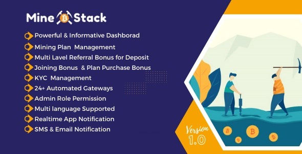 MineStack v1.0 云挖矿平台PHP源码下载