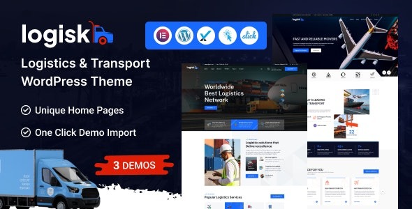 Logisk v.1.0 – 运输和物流服务 WordPress 主题下载