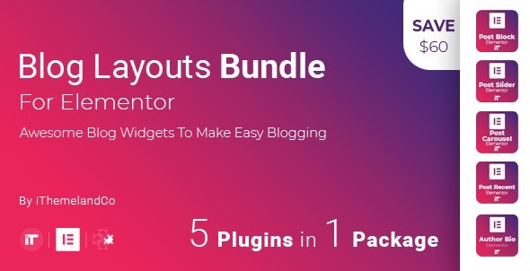 Blog Layouts Bundle For Elementor 1.7.0 插件下载
