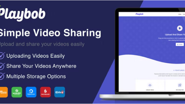 Playbob v1.1 简单的视频分享PHP源码下载
