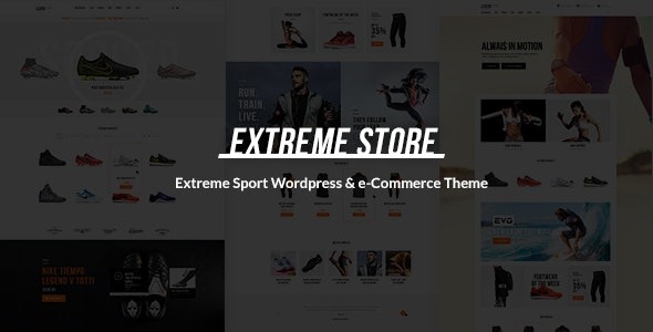 Extreme v1.5.4 运动服装及装备店 WordPress 主题下载